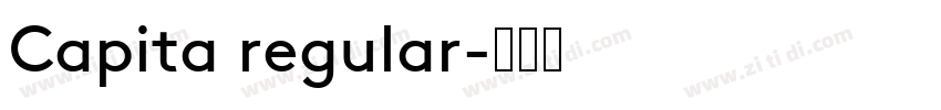 Capita regular字体转换
